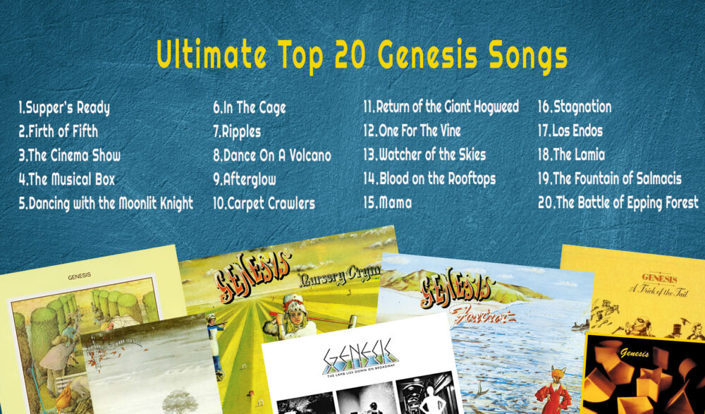 The Ultimate Top 20 Genesis songs as selected by fans - The Prog Report