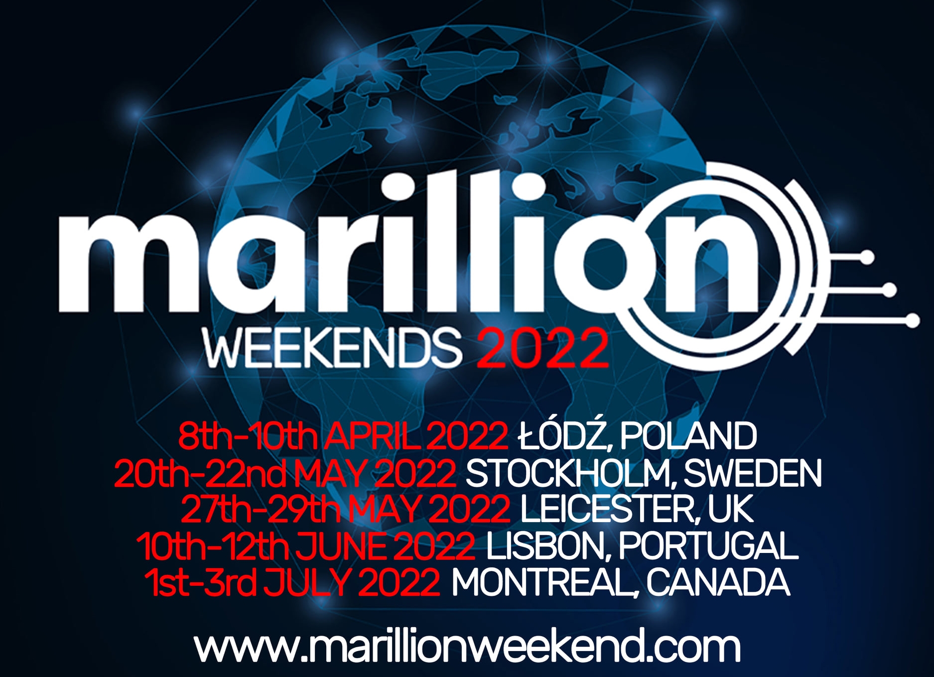 Marillion reveal dates for Marillion Weekends 2022 and update news on