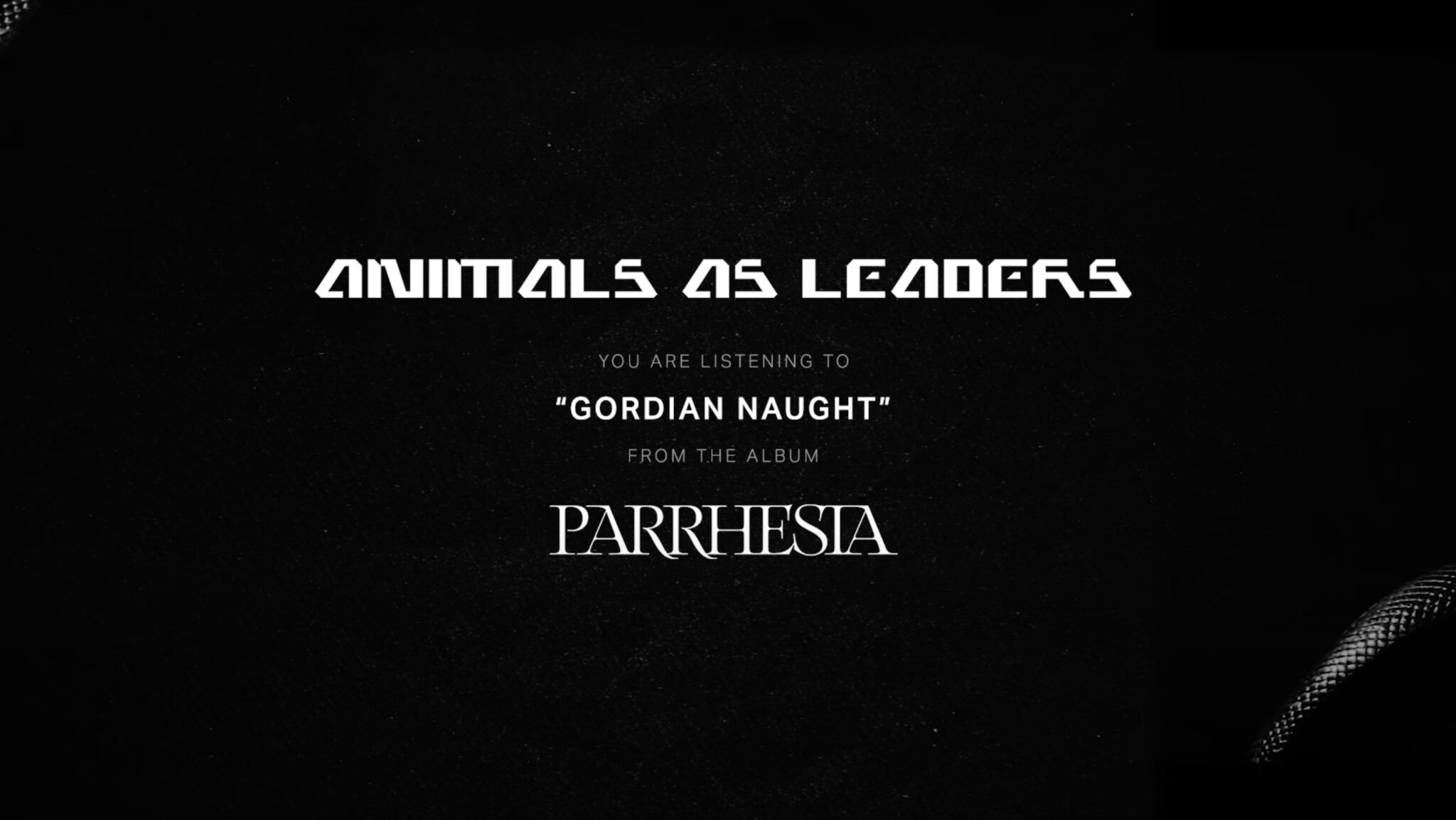 Animals As Leaders release new track "Gordian Naught" from upcoming new