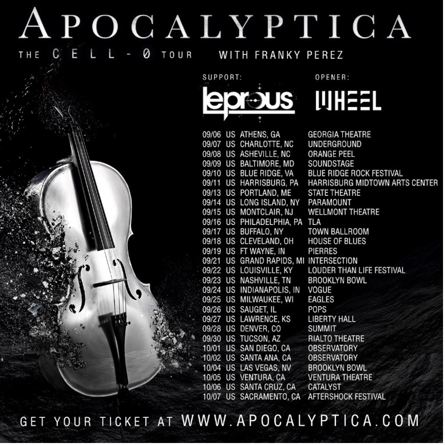 Leprous announce North American tour with Apocalyptica and Wheel The