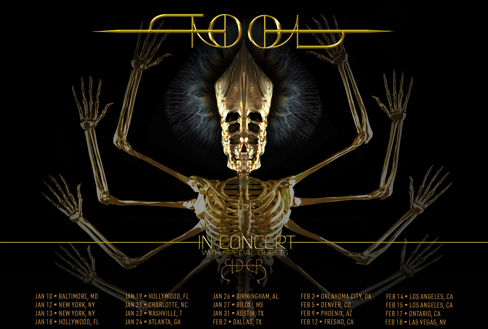 Tool Tickets - 1/21/24 at Spectrum Center in Charlotte, NC